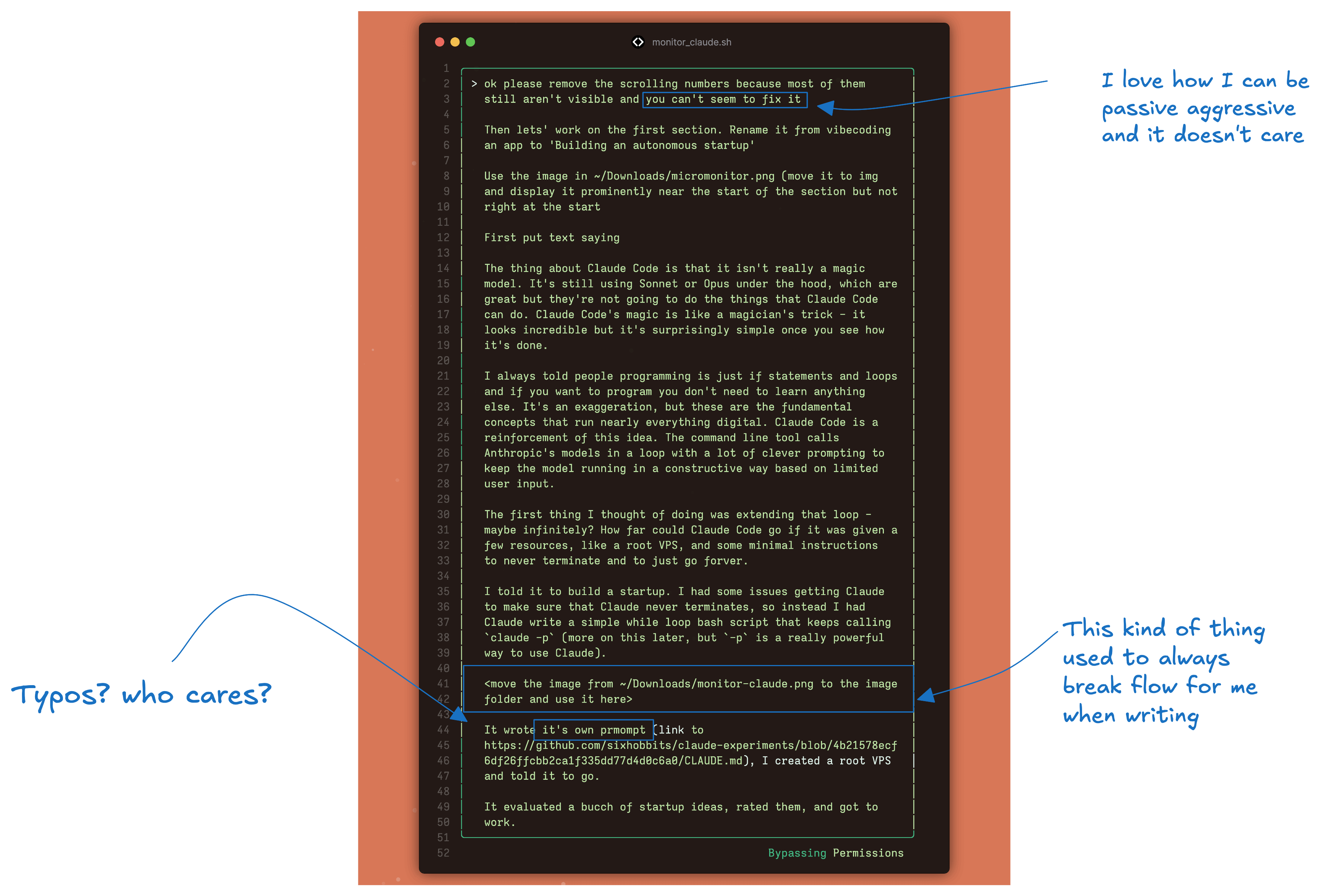 Writing in Claude Code