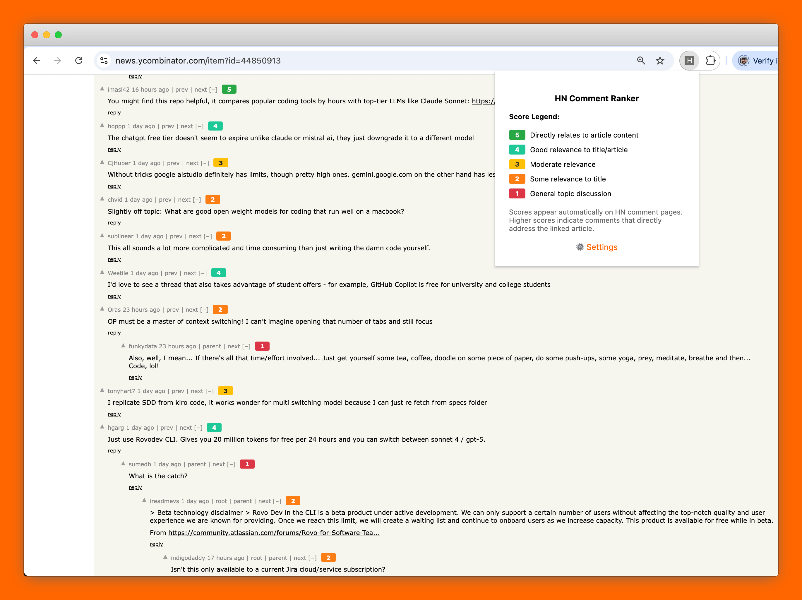 HN plugin demo