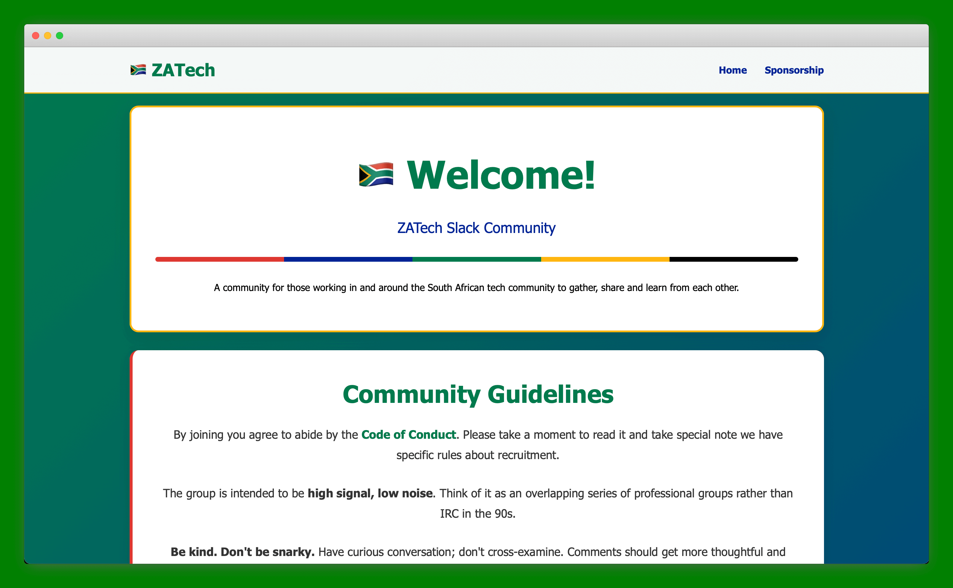 ZATech Slack community